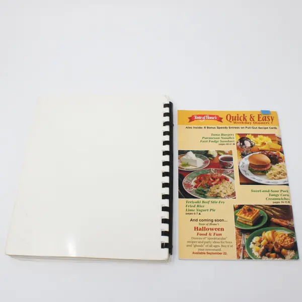 Lot 2 Preowned Books Taste of Home Quick & Easy Dinners; Thy Hand Hath Provided