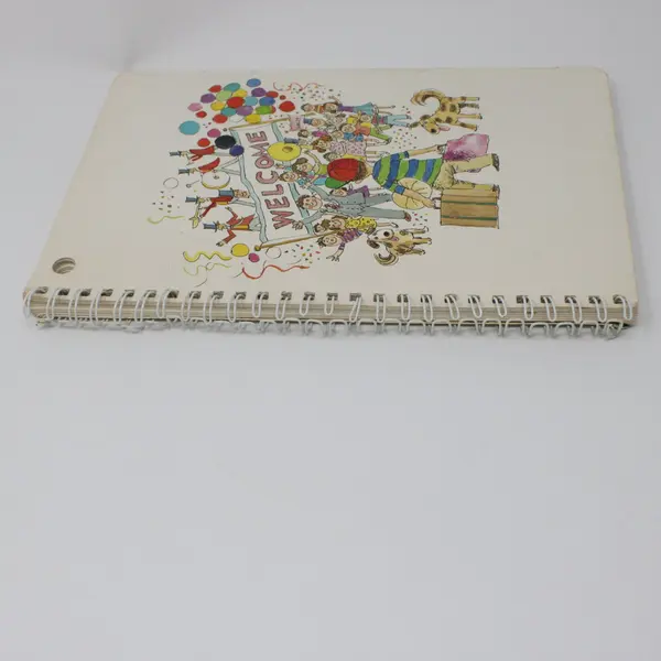 Welcome Spiral Songbook 1986 Vintage Sheet Music Book
