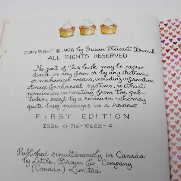 Sweets to the Sweet Susan Branch Keepsake Book Dessert Baking Home