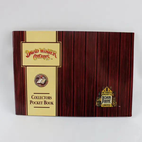 1989 Vintage David Winter Cottages Collectors Pocket Book, John Hine Limited