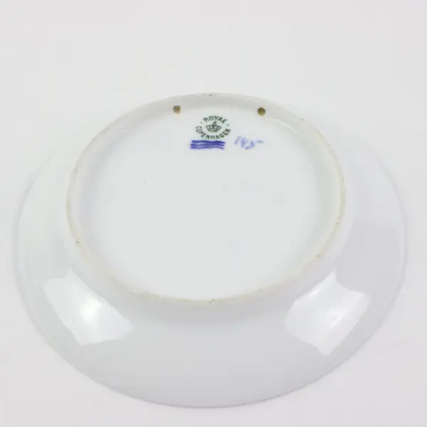 Royal Copenhagen Blue Commemorative Collector Plate 6in Raised Relief