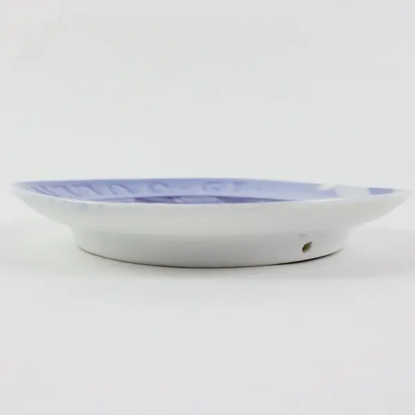 Royal Copenhagen Blue Commemorative Collector Plate 6in Raised Relief