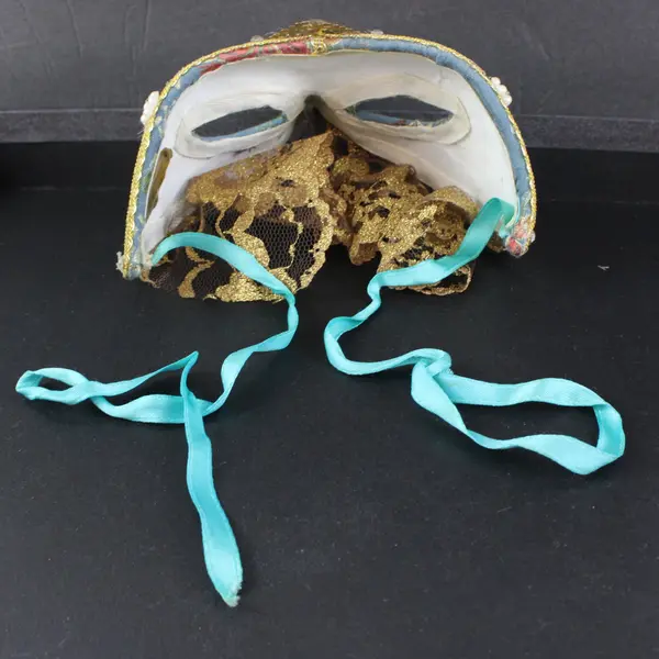 Ca' Macana Venetian Masquerade Mask & Tiara Set Costume