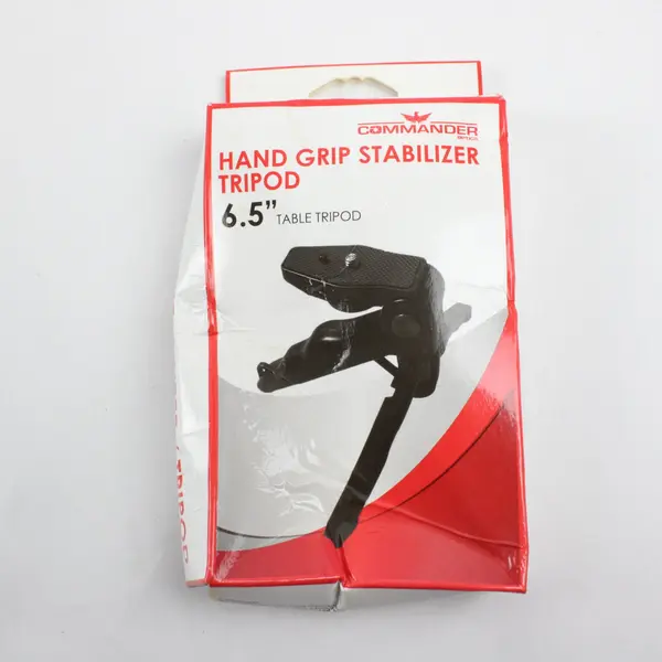 Black Professional Commander Camera Hand Grip Stabilizer 6.5" Tripod