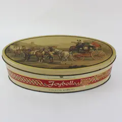 Peek Frean & Co Joybells Assorted Biscuits Tin Vintage Horse Drawn Carriage