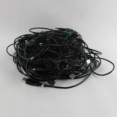 Lot of Assorted Unbranded USB Cables USB-A Mini-USB Mixed Ends Untested
