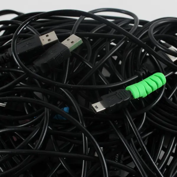 Lot of Assorted Unbranded USB Cables USB-A Mini-USB Mixed Ends Untested