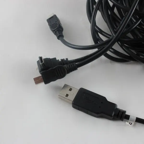 Lot of Assorted Unbranded USB Cables USB-A Mini-USB Mixed Ends Untested