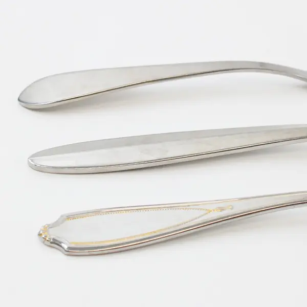 Lot of 3 Spoons 7.5in & 7in Used Kitchen Dining Flatware