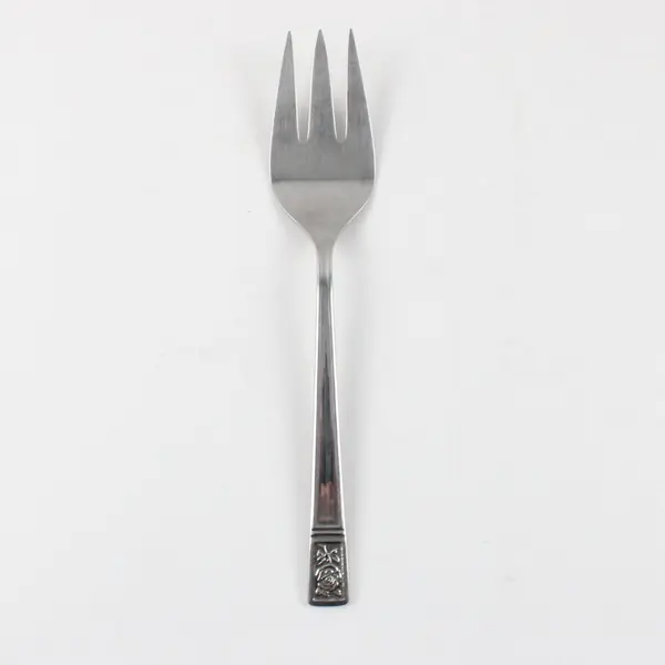 International Deluxe Cold Meat Serving Fork 8.5 Inch Used