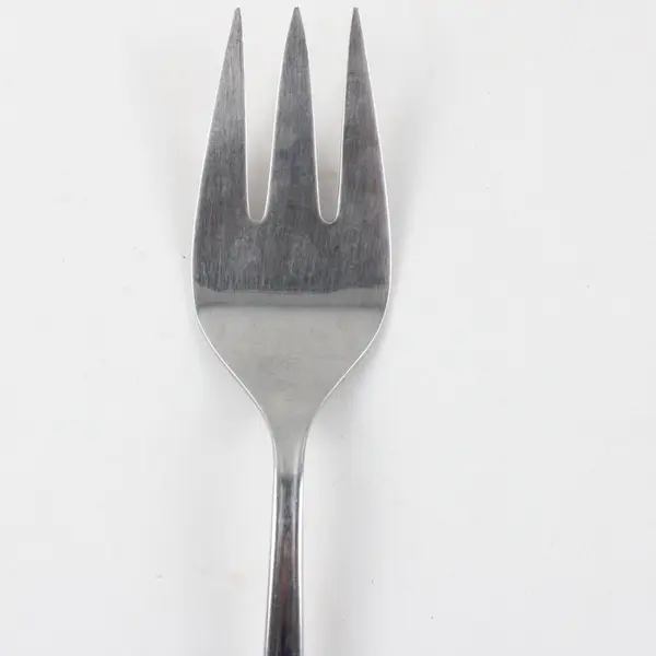 International Deluxe Cold Meat Serving Fork 8.5 Inch Used