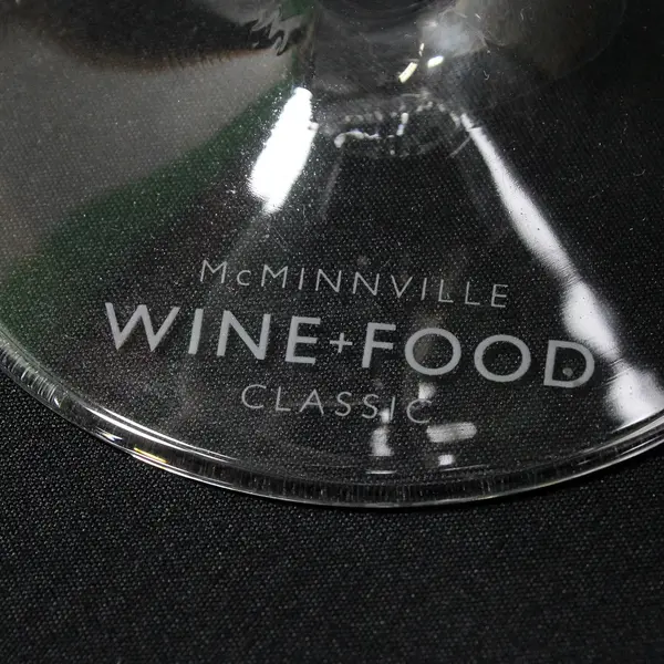 Lot of 5 Haworth Inc Red Wine Glasses McMinnville Wine+Food Classic
