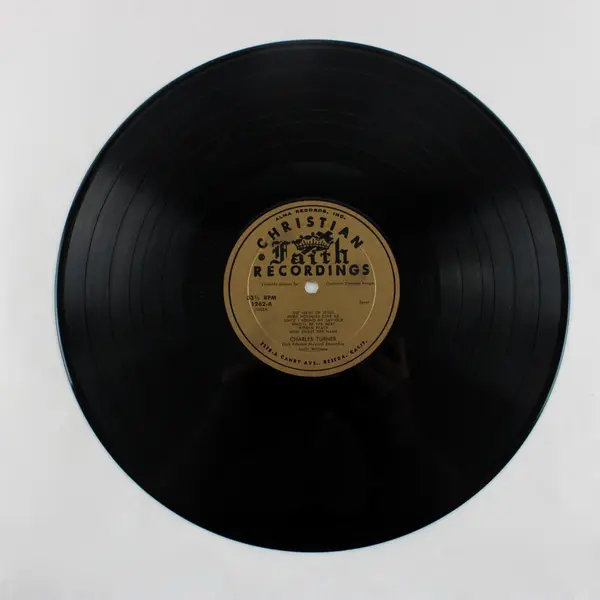 Charles Turner Hymns & Gospel Songs Tenor 12" LP Christian Faith Recordings 1262