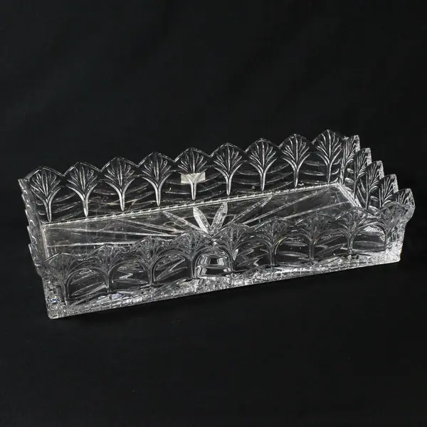 Waterford Marquis Crystal Rectangular Bread Tray 13.5 in