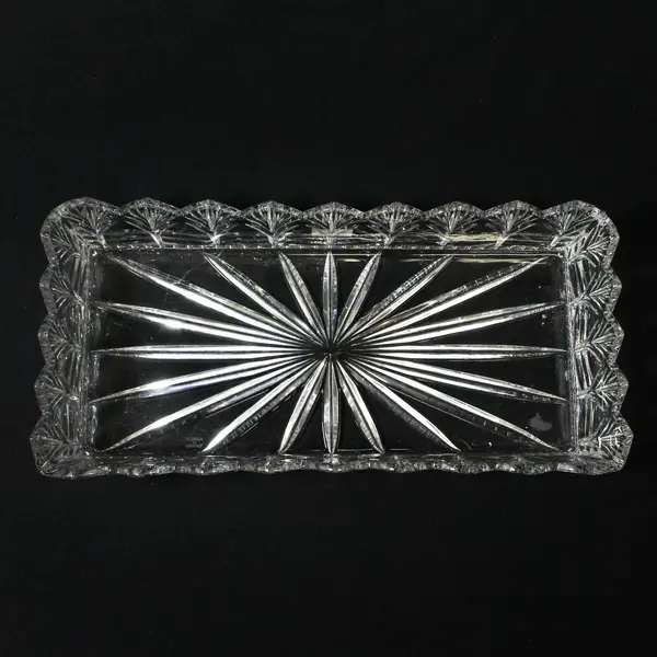 Waterford Marquis Crystal Rectangular Bread Tray 13.5 in