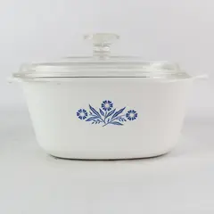 Vintage Corning Ware Blue Cornflower P-2 1/2-B 2.5 Qt Pyrex Lid A-9-C