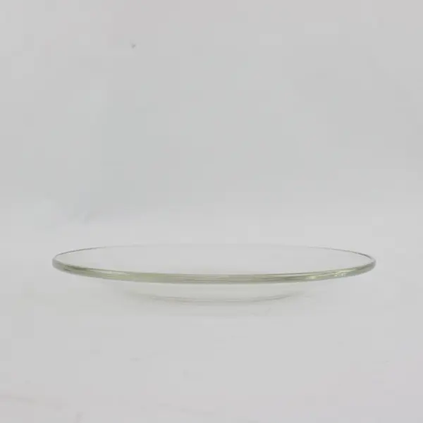 Set of 2 Avon Plates Vintage Etched Glass Holiday Victorian Door Knocker 8"