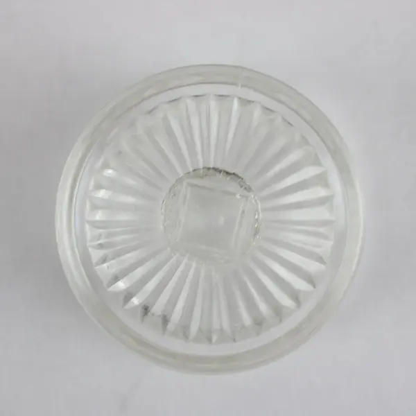 Set of 2 Hazel Atlas Vintage Cut Crystal Sherbet Bowls Clear 3.5"