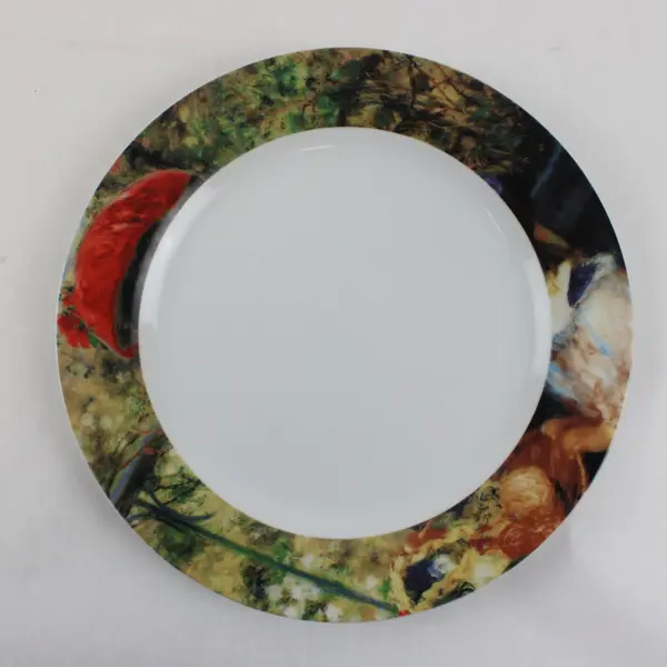 Set of 4 Sakura Genuine Porcelain Renoir Dinner Plates 10.75"