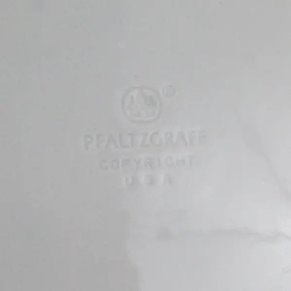 Set of 4 Pfaltzgraff Poetry Blue Rose Glossy Dinner Plates  10.5"