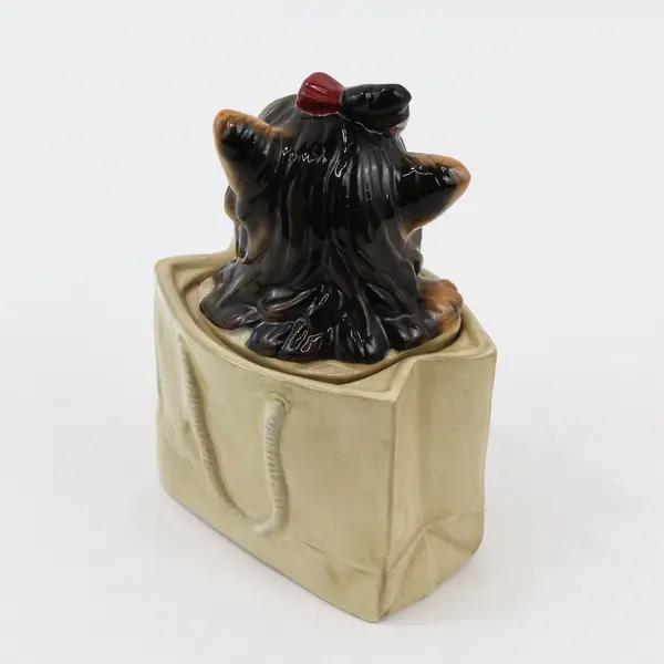 Vintage Big Sky Canine Le Petite Bakery Yorkie Salt Pepper Shaker Set