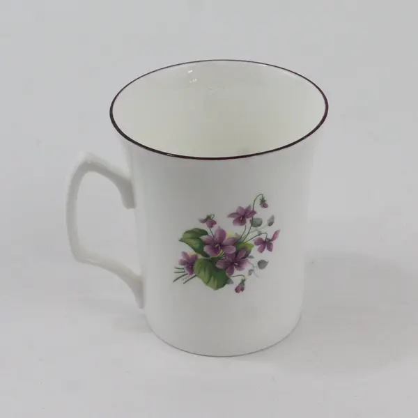 Queensway Violet Pattern Bone China Cup 