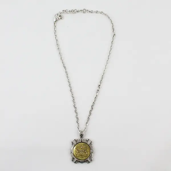 Brighton Virtues Series Valor Above All Pendant Necklace Swarovski 17"