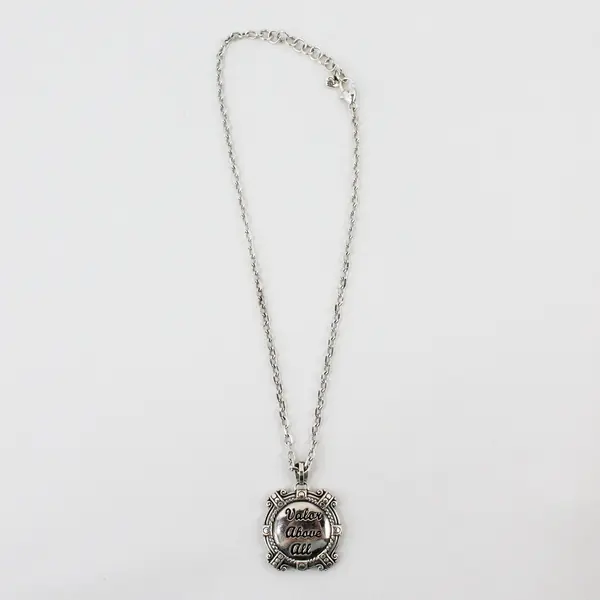Brighton Virtues Series Valor Above All Pendant Necklace Swarovski 17"