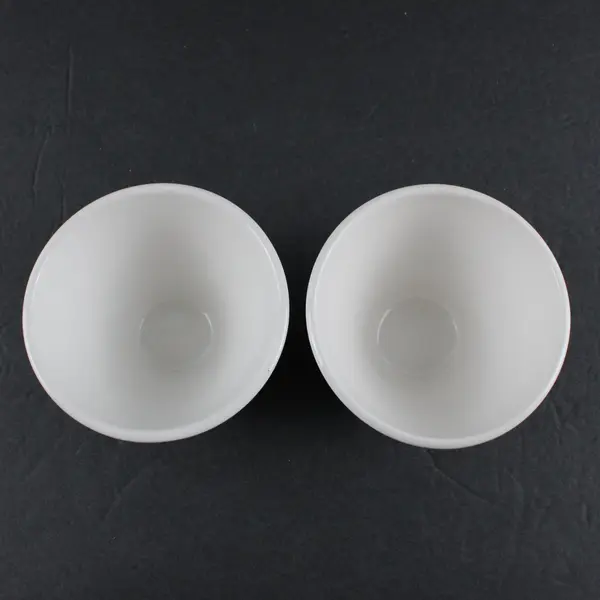 Set of 2 Vintage Shenango China Ivory Restaurant Ware Footed Dessert/Fruit Bowl