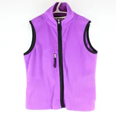 Vintage Heirloom Collectibles Purple Zip Up Fleece Vest Women's M