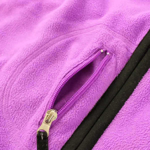 Vintage Heirloom Collectibles Purple Zip Up Fleece Vest Women's M