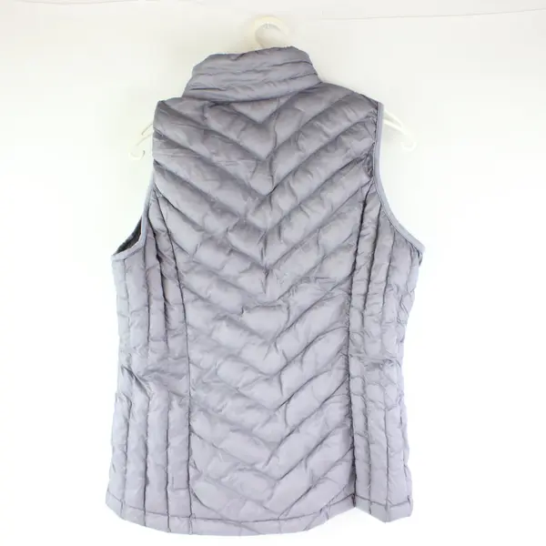 32 Degrees Women's Gray Quilted Puffer Vest Zip Front Pockets Size M