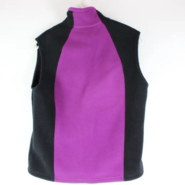 Avalanche Wear Performance Fleece Purple and Black Zip Up Vest Women's M