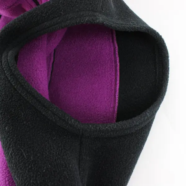 Avalanche Wear Performance Fleece Purple and Black Zip Up Vest Women's M