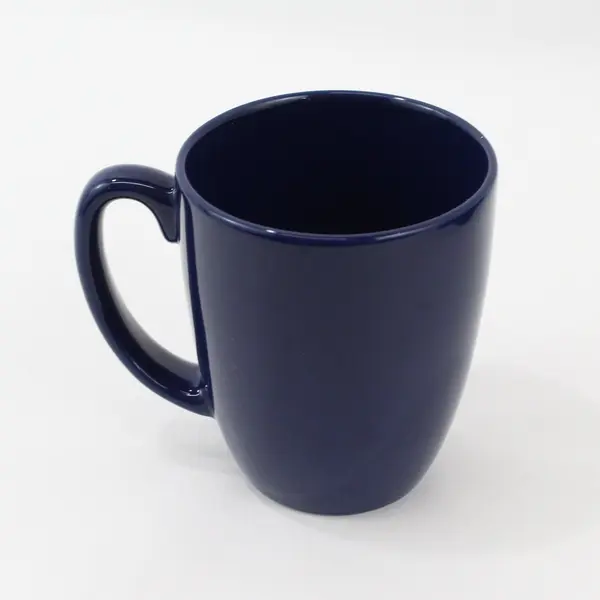 Set of 6 Corelle Coordinates Cobalt Blue Stoneware Mugs 