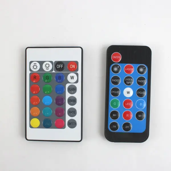 Lot of 2 Infrared LED Light Remote Controls IR Wireless Controllers