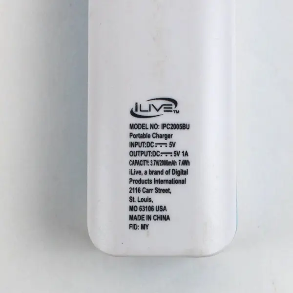 iLive IPC2005BU Portable Power Bank Charger