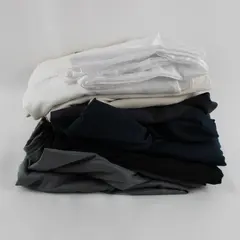Lot of 13 Neutral Queen Pillowcases DIY Fabric Upcycling FLAWED
