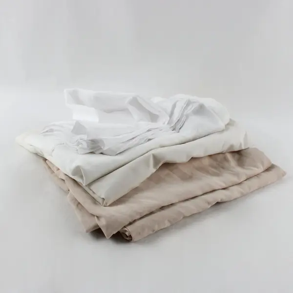 Lot of 13 Neutral Queen Pillowcases DIY Fabric Upcycling FLAWED