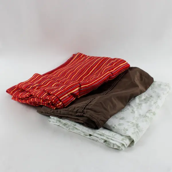 Lot of 9 Queen Pillowcases Various Colors DIY Upcycling FLAWED
