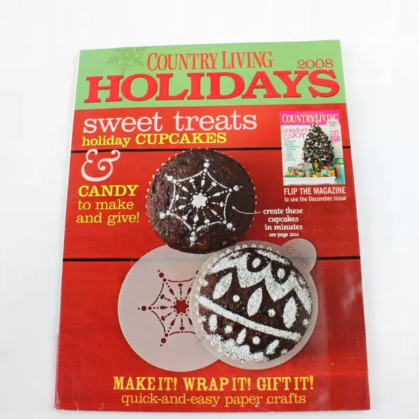 Lot of 2 Country Living Holidays Special Issue & Garden Design May 2008