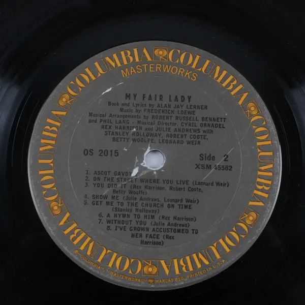 My Fair Lady Original Cast LP Columbia Masterworks OS 2015 Stereo