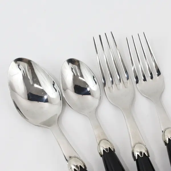 Mikasa Country Living Ebony 4-Piece Place Setting (Missing Dinner Knife)