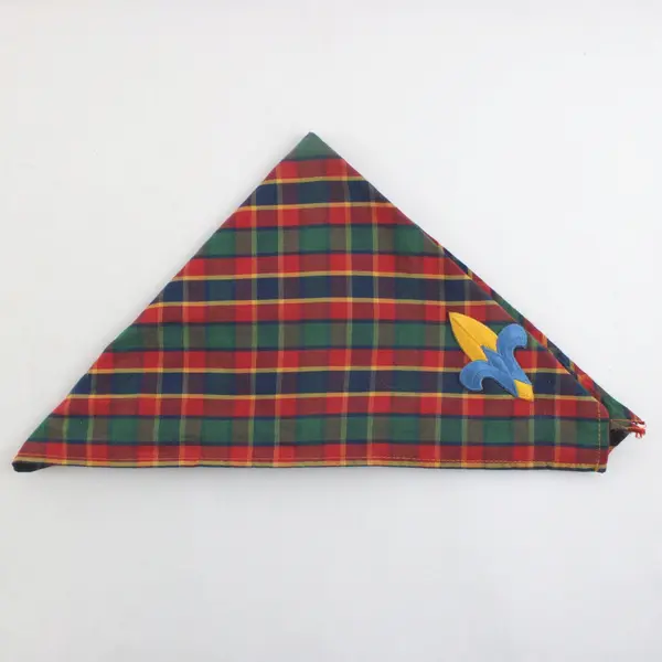 Boy Scouts of America Webelos Multicolor Plaid Neckerchief