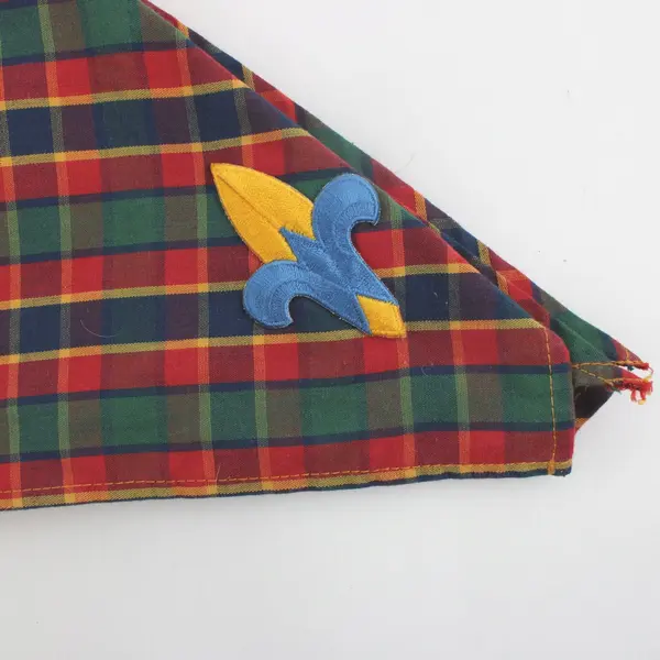 Boy Scouts of America Webelos Multicolor Plaid Neckerchief