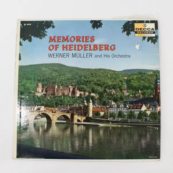 Werner Müller And His Orchestra Memories Of Heidelberg 12" Vinyl LP Decca