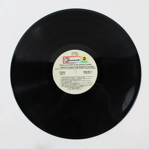 Romantic Songs from Romantic Places Enoch Light Ray Charles Command 2LP