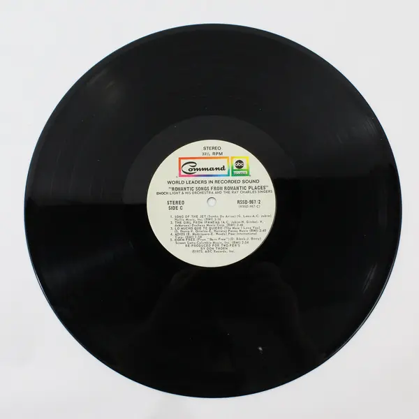 Romantic Songs from Romantic Places Enoch Light Ray Charles Command 2LP