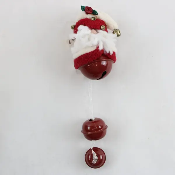 Santa Claus Jingle Bells Christmas Ornament Holiday Decor