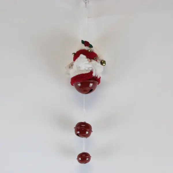 Santa Claus Jingle Bells Christmas Ornament Holiday Decor
